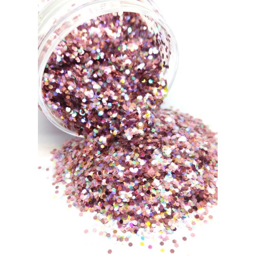 Chunky Glitter Baby Pink Iridescent Mix (Baby Pink Iridescent Mix)